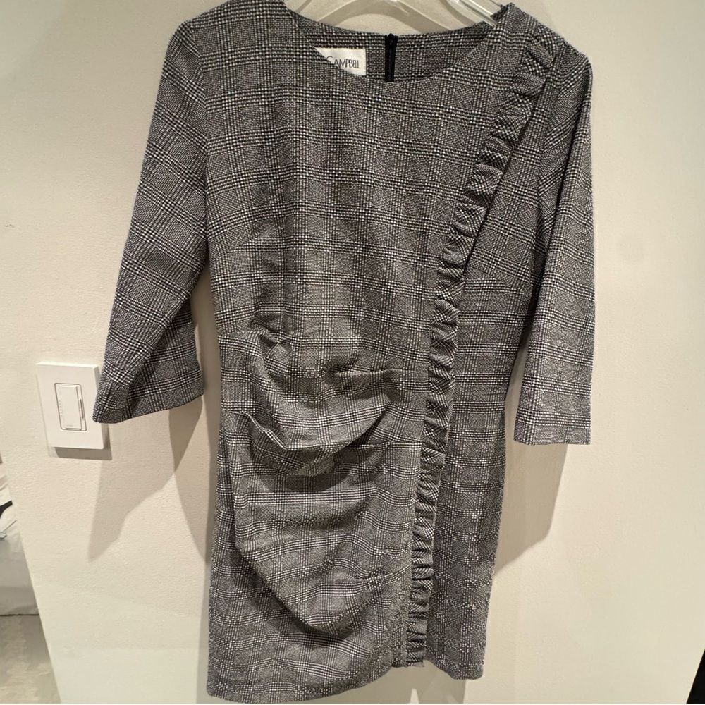 Sara Campbell Dress Black and White Size 8